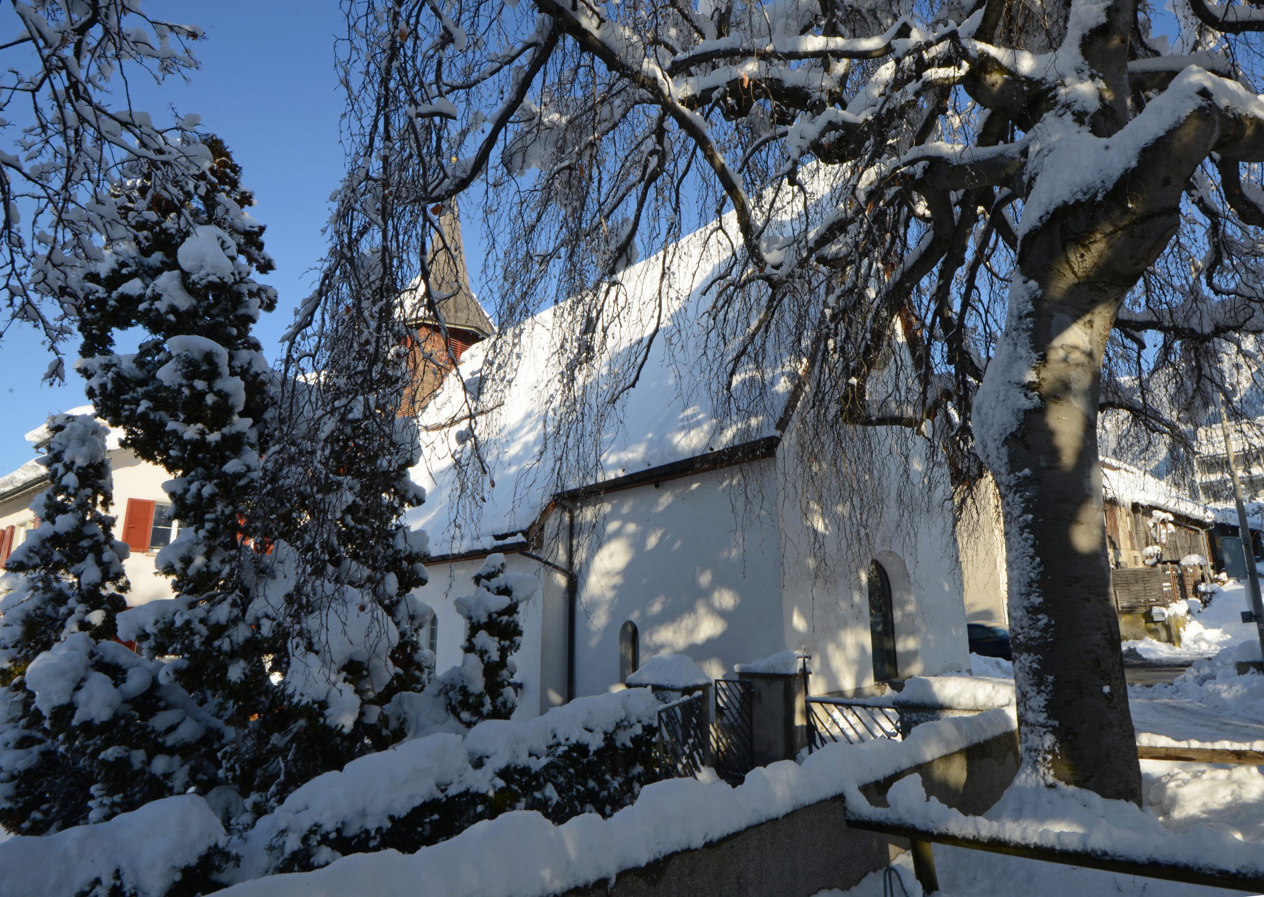 Kirche Masans Winter Quer1